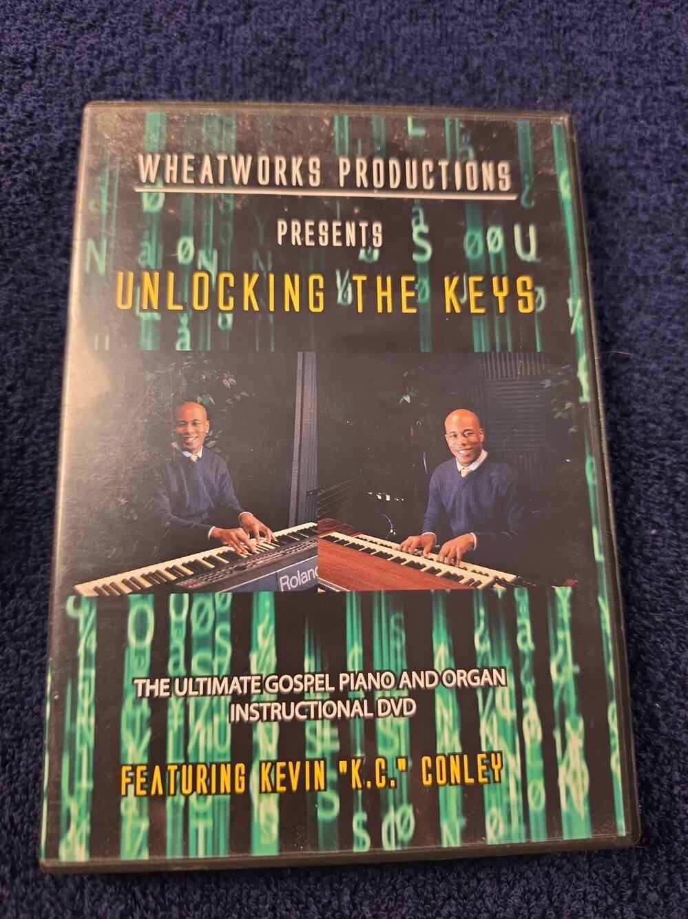 Unlocking the Keys Gospel Piano Organ Instructional DVD Kevin KC Conley Roland